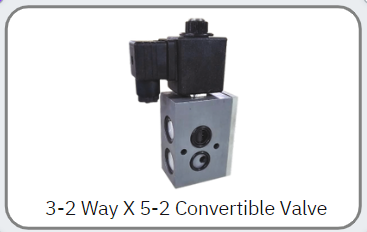 3-2 Way X 5-2 Convertible Valve